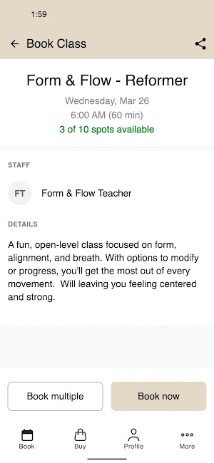 Orana Pilates & Wellness Screenshot 2