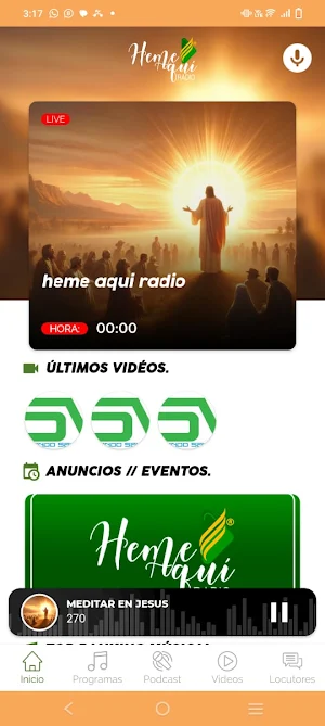 Heme Aqui Radio Screenshot 1