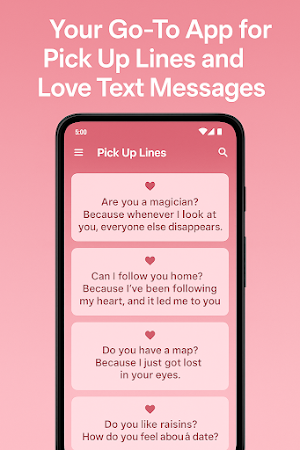 Flirty-PickUp Lines Messages Screenshot 1