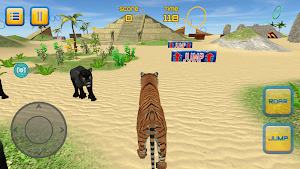Tiger Beach Jump Escape 3D Screenshot 2