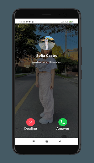 Sofia Castro Call You - Video Call Prank Screenshot 3