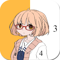 Anime Girl Color by Number