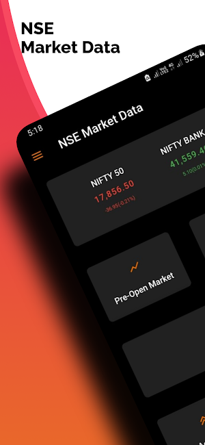 NSE Market Data Screenshot 0