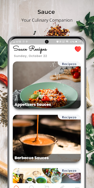 Sauce Recipes Screenshot 0