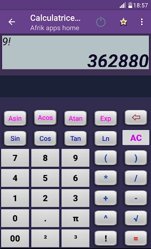 Calculatrice AAH Screenshot 0