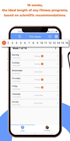 Zestlog: Fitness Planner Screenshot 2
