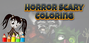 coloring scary horror Screenshot 0