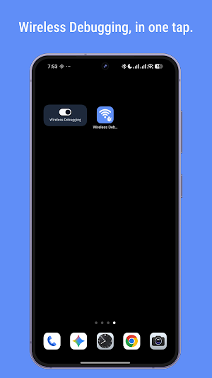 Wireless Debugging Widget Screenshot 0