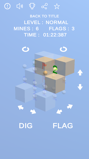 3D MINESWEEPER -CUBE-【FREE CUBIC PUZZLE】 Screenshot 0