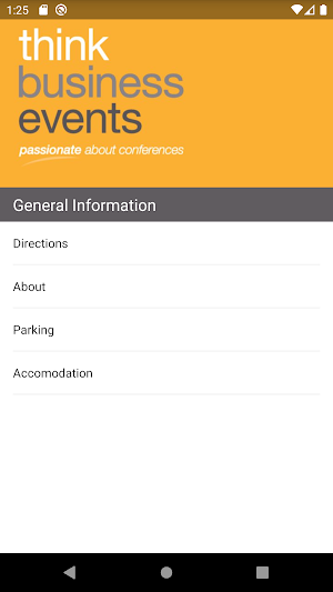 Think Business Events Screenshot 3
