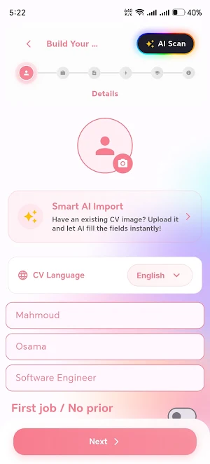 Cv Macker Screenshot 1