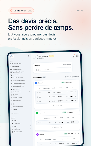 Envoo : Gérez vos chantiers Screenshot 3