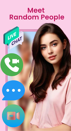 Live Meet - Random Video Call Screenshot 1
