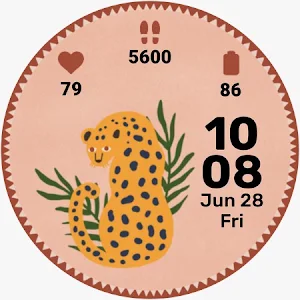 Folk art watch face - 5 themes Screenshot 0