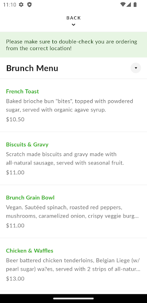 Truland Burgers & Greens Screenshot 2