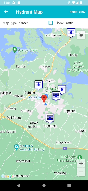 Aquam Approved Hydrant Finder Screenshot 1