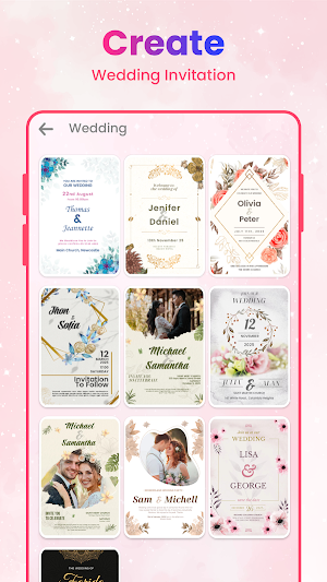 Invitation Maker Card Design Screenshot 2