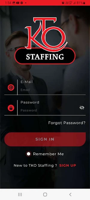 TKO Staffing Screenshot 1