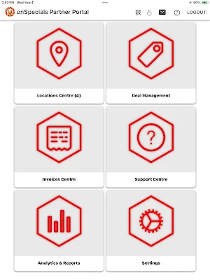 onSpecials Partner Portal Screenshot 2