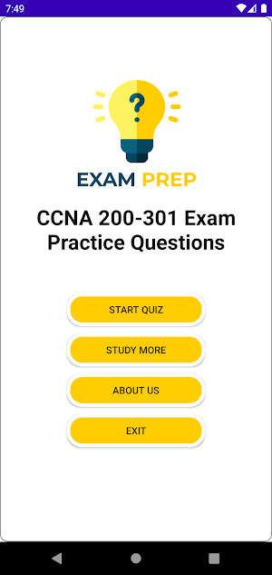 CCNA 200-301 Practice Question Screenshot 0