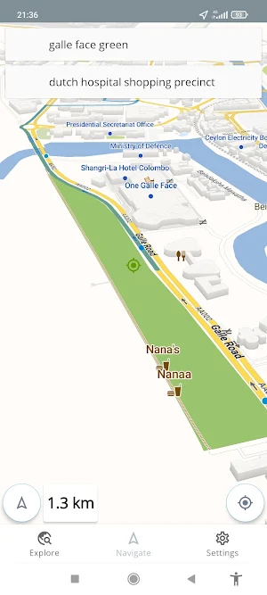 Colombo Sri Lanka Offline Map Screenshot 1