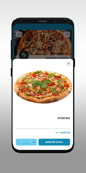blue moon pizza Screenshot 3