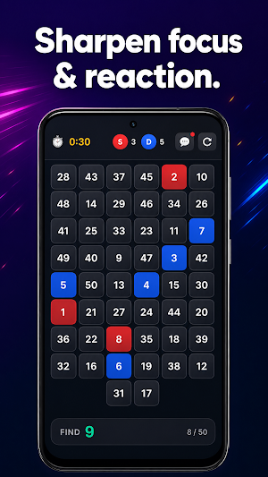 Find The Numbers: Brain Race Screenshot 2