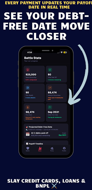DebtSlayer — Debt Tracker App Screenshot 1