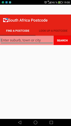 South Africa Postal Code Screenshot 1