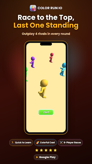 Color Run IO: Territory Game Screenshot 0