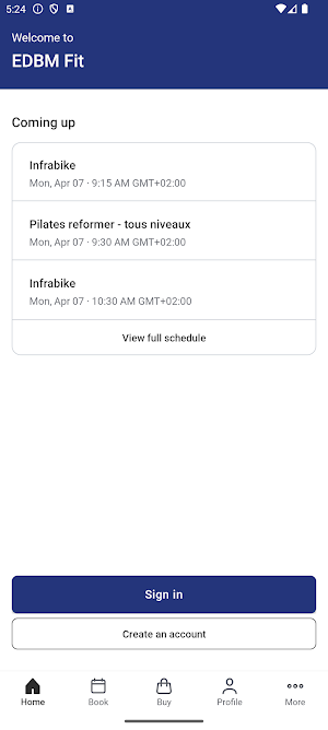 EDBM Fit Screenshot 1