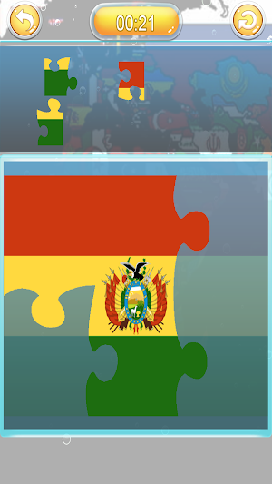 World Flag Jigsaw Puzzles Screenshot 2