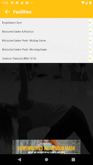 UWM UREC Screenshot 1