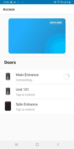 Schlage Mobile Access Screenshot 2