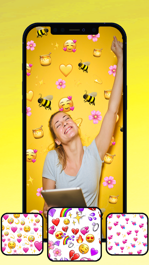 Emoji Background Photo Editor Screenshot 2