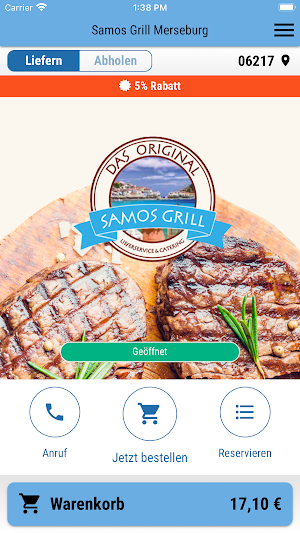 Samos Grill Merseburg Screenshot 0