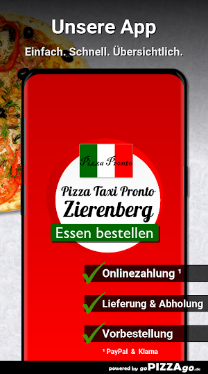 Pizza Taxi Pronto Zierenberg Screenshot 0