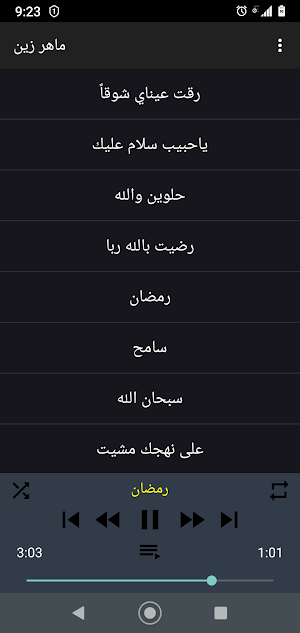 ماهر زين أجمل أناشيد بدون نت Screenshot 1