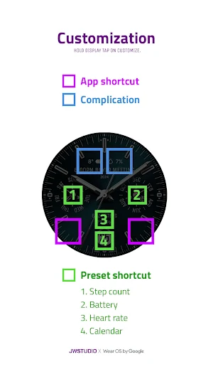 JW172 jwstudio watchface Screenshot 2
