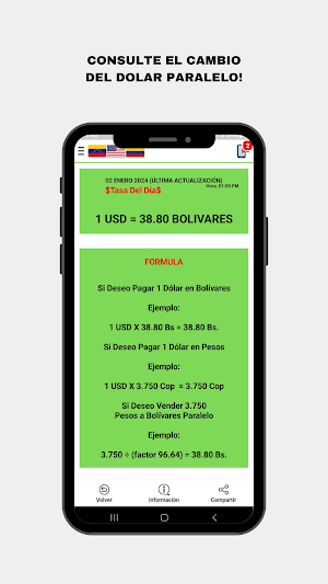 Dólar Hoy Venezuela Screenshot 2