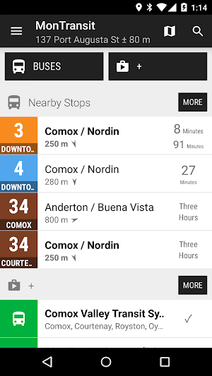 Comox Valley Transit System Bus - MonTransit Screenshot 0