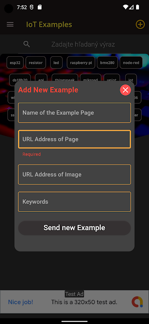 IoT Examples Screenshot 1