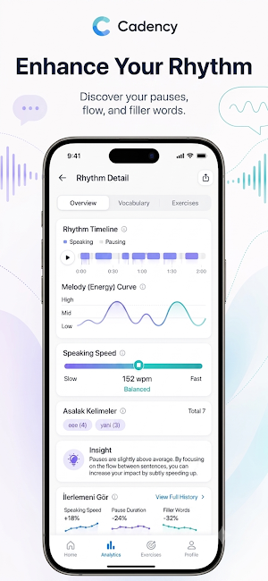 Cadency: AI Speech Coach Screenshot 1