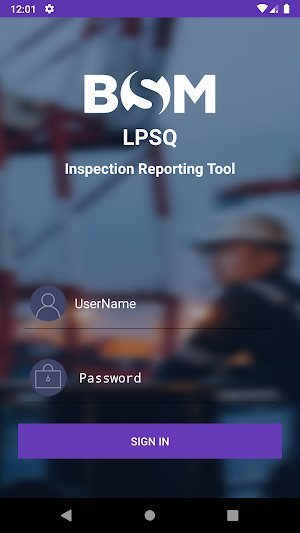 BSM Inspection Reporting Tool Screenshot 0