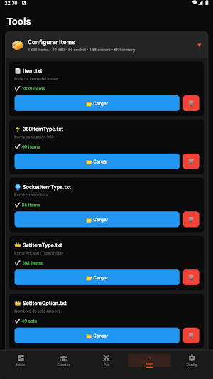 MSPro Mobile DB Manager Screenshot 1