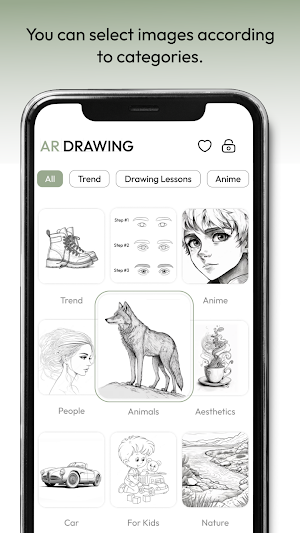 AR Draw : Trace to Sketch Screenshot 1