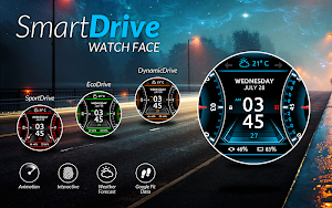 SmartDrive Watch Face Screenshot 0