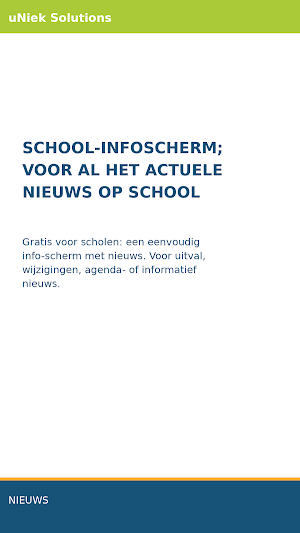 School Infoscherm Screenshot 0