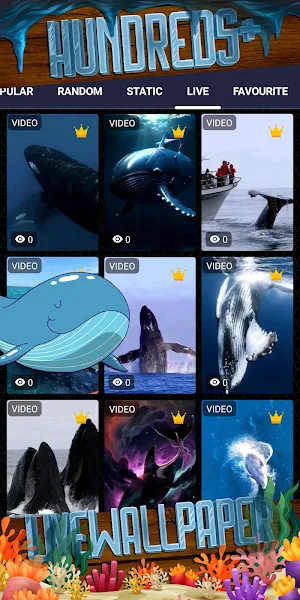whale wallpaper Screenshot 2