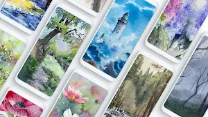 400+ Watercolor Art Paintings Screenshot 0